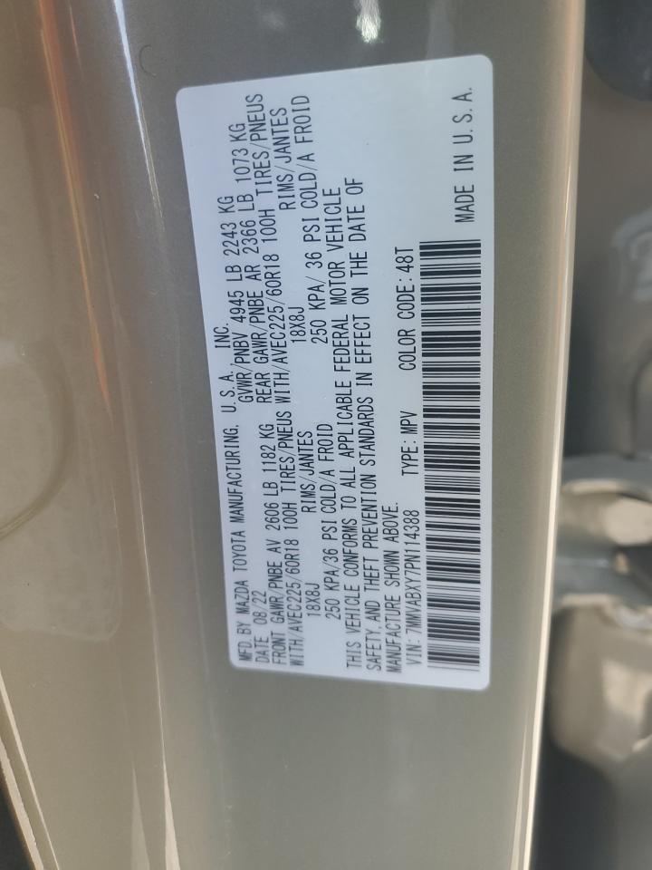 2023 Mazda Cx-50 Base VIN: 7MMVABXY7PN114388 Lot: 82173944