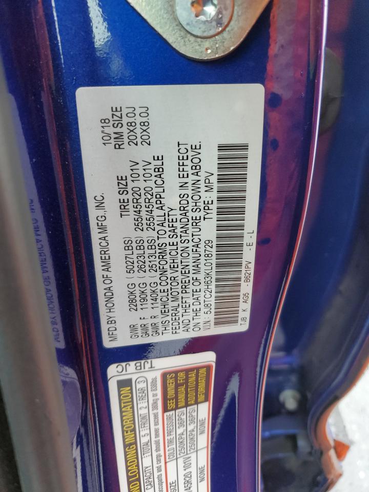 2019 Acura Rdx A-Spec VIN: 5J8TC2H63KL018729 Lot: 82055764