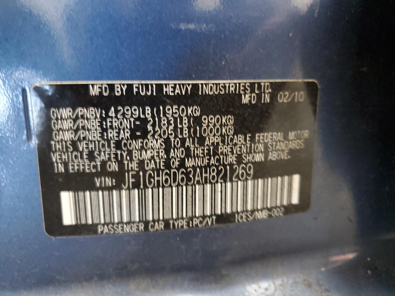 2010 Subaru Impreza - Image 12
