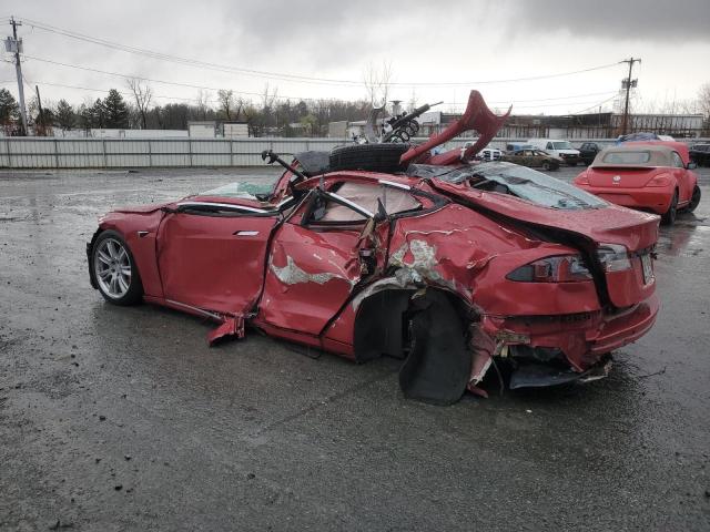  TESLA MODEL S 2021 Червоний