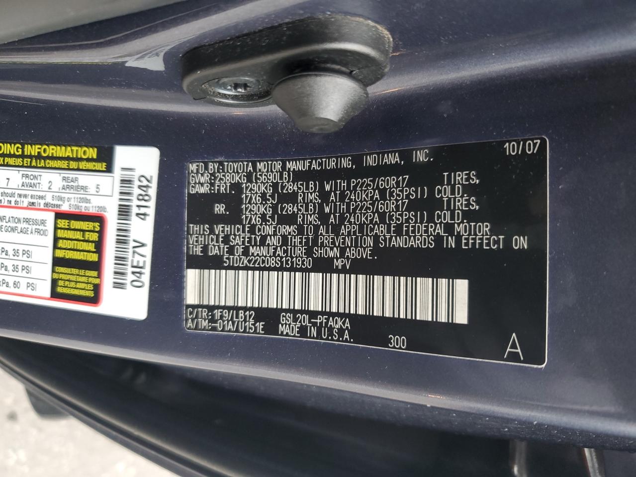 2008 Toyota Sienna - Image 13