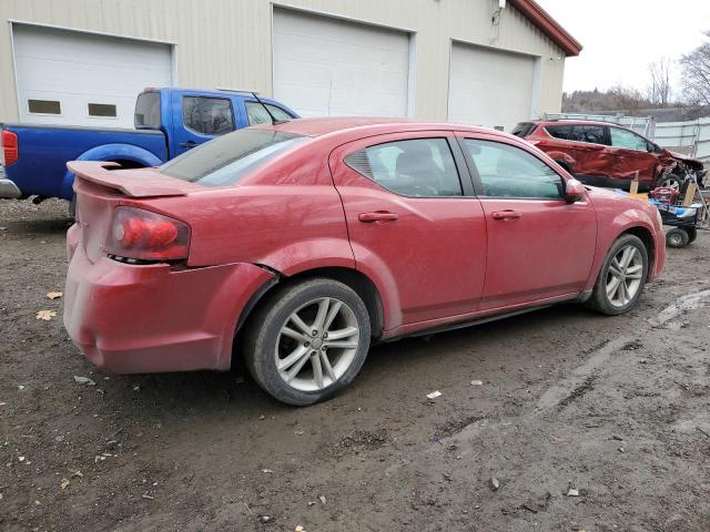 Sedans DODGE AVENGER 2014 Czerwony