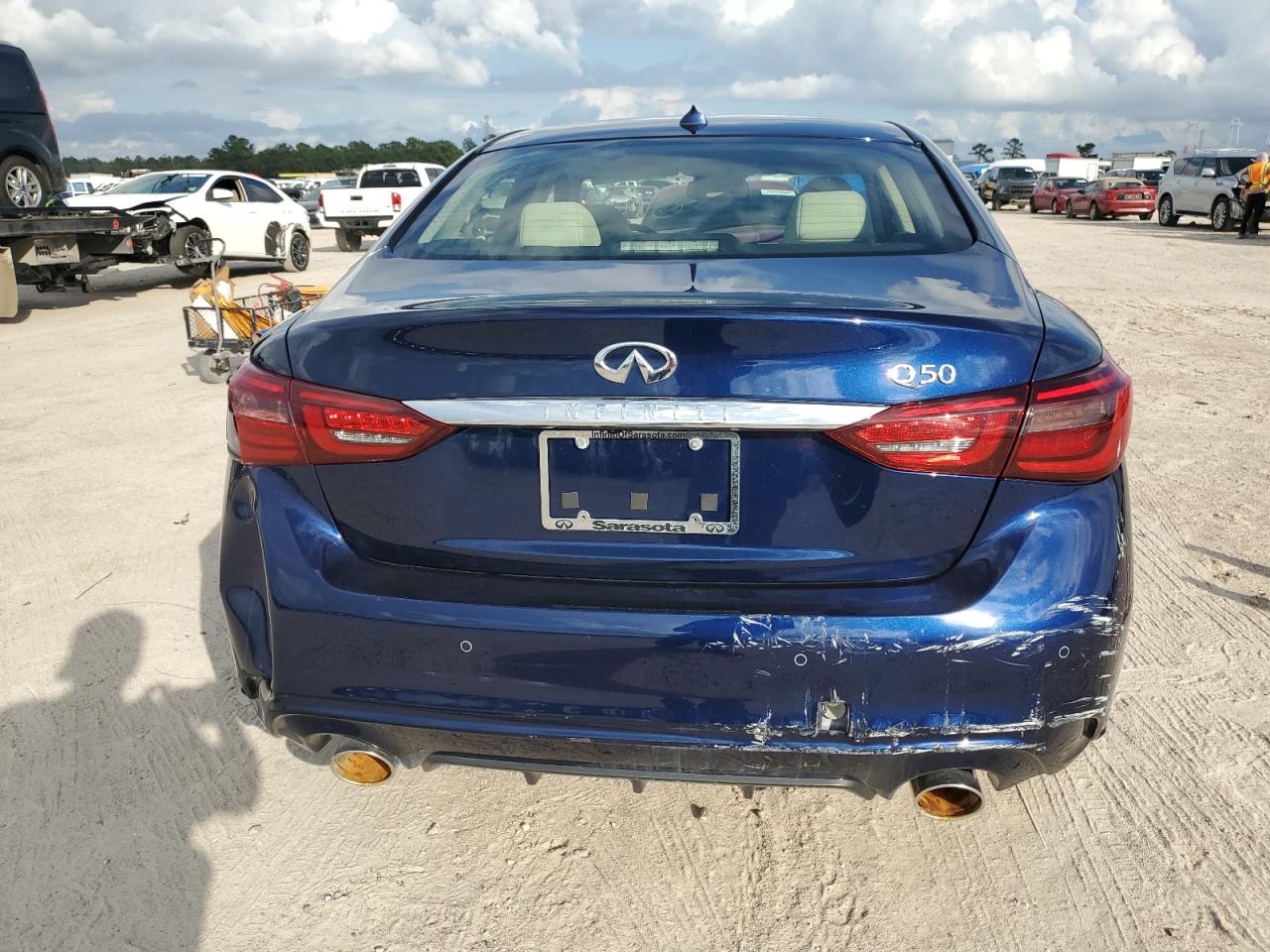 2022 Infiniti Q50 Luxe VIN: JN1EV7BPXNM311464 Lot: 80200044