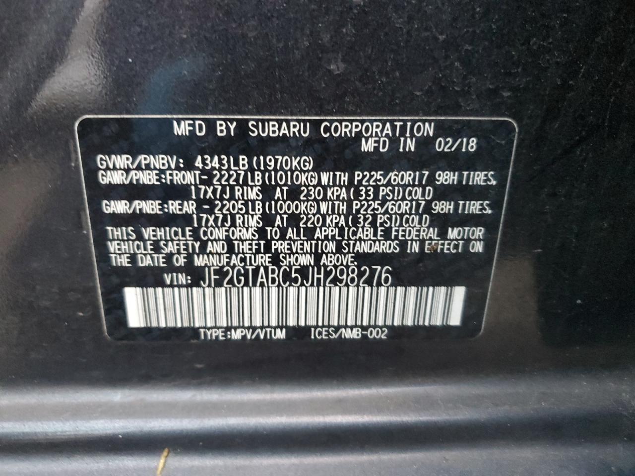 2018 Subaru XV - Image 12