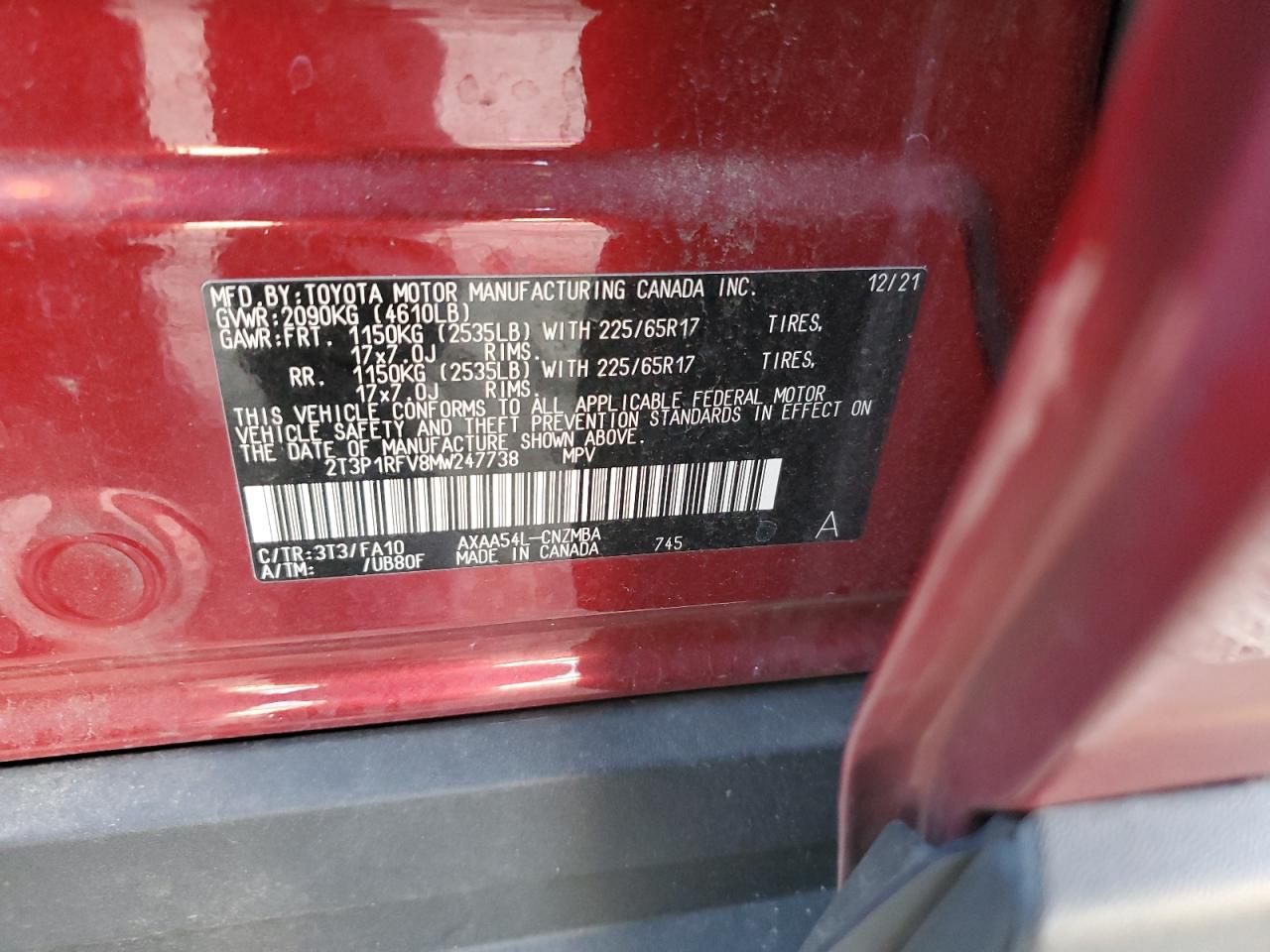 2021 Toyota RAV 4 - Image 13