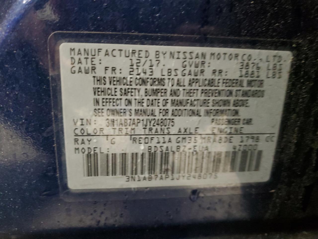 2018 Nissan Sentra - Image 12