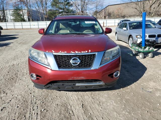  NISSAN PATHFINDER 2013 Червоний