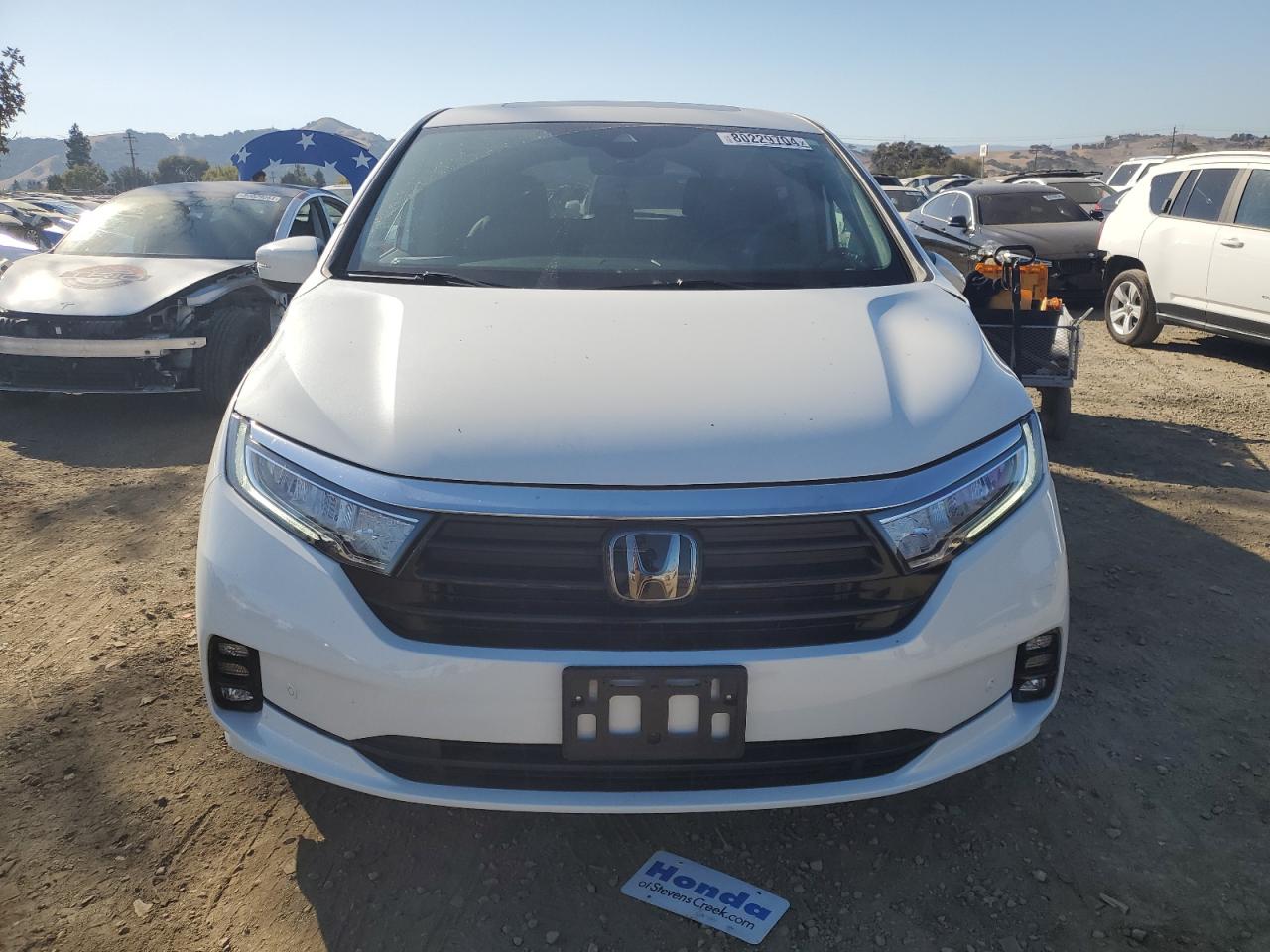 2022 Honda Odyssey Touring VIN: 5FNRL6H82NB028838 Lot: 80229704