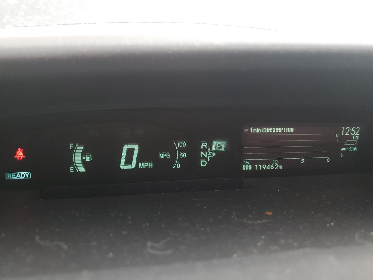 TOYOTA PRIUS 2011 VIN JTDKN3DUXB1475502 фото 9