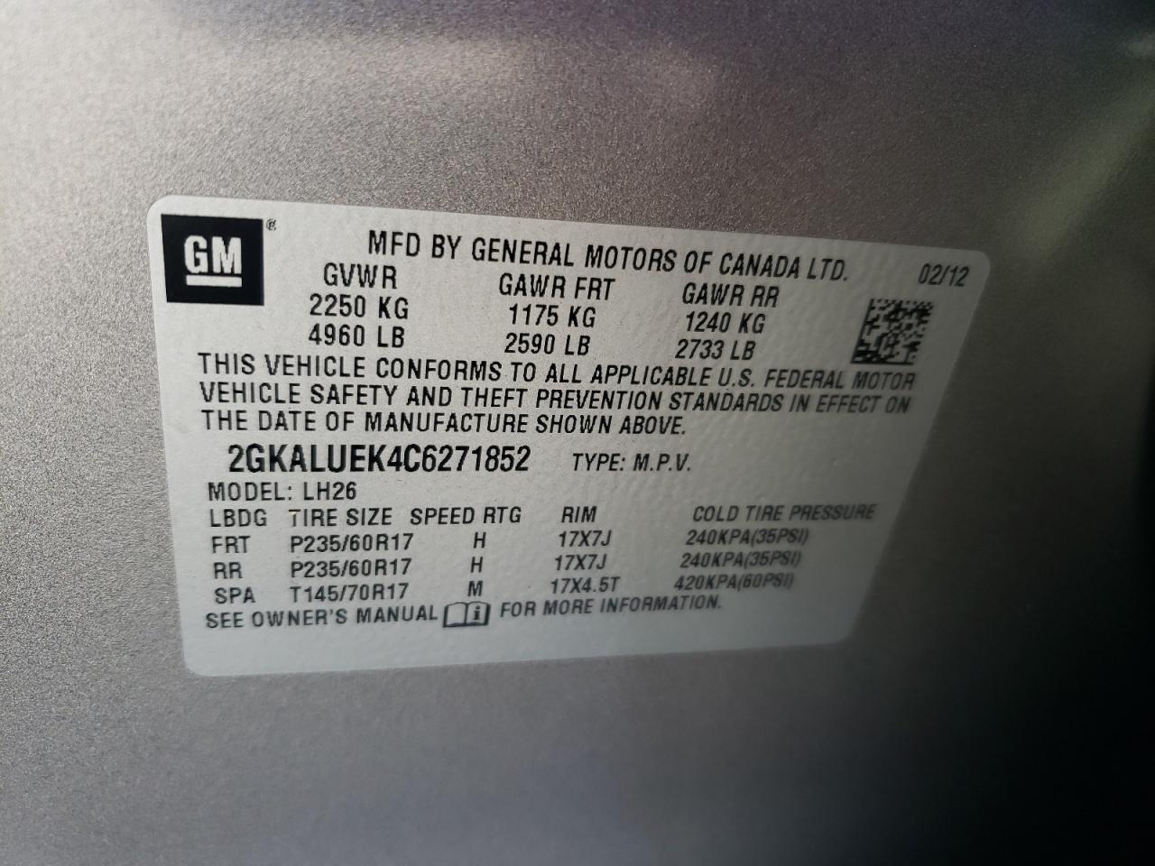 2012 GMC Terrain - Image 13