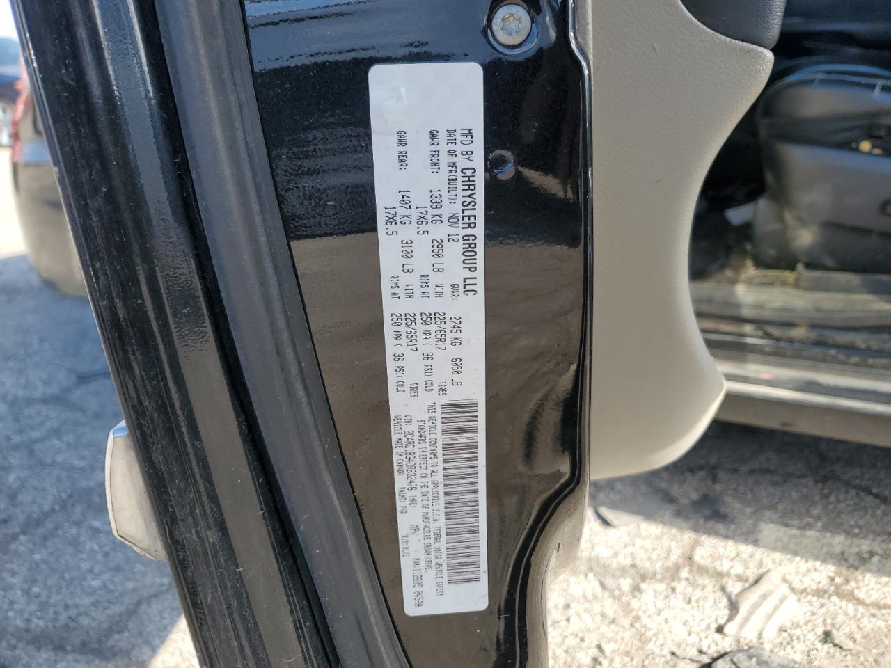 2013 Chrysler Town & Country Touring VIN: 2C4RC1BG4DR632476 Lot: 79469824