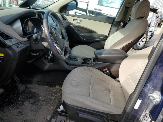  HYUNDAI SANTA FE 2017 Granatowy