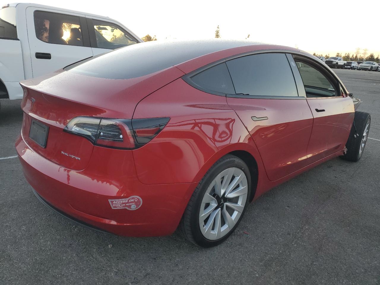 VIN 5YJ3E1EB9NF276863 2022 TESLA MODEL 3 no.3