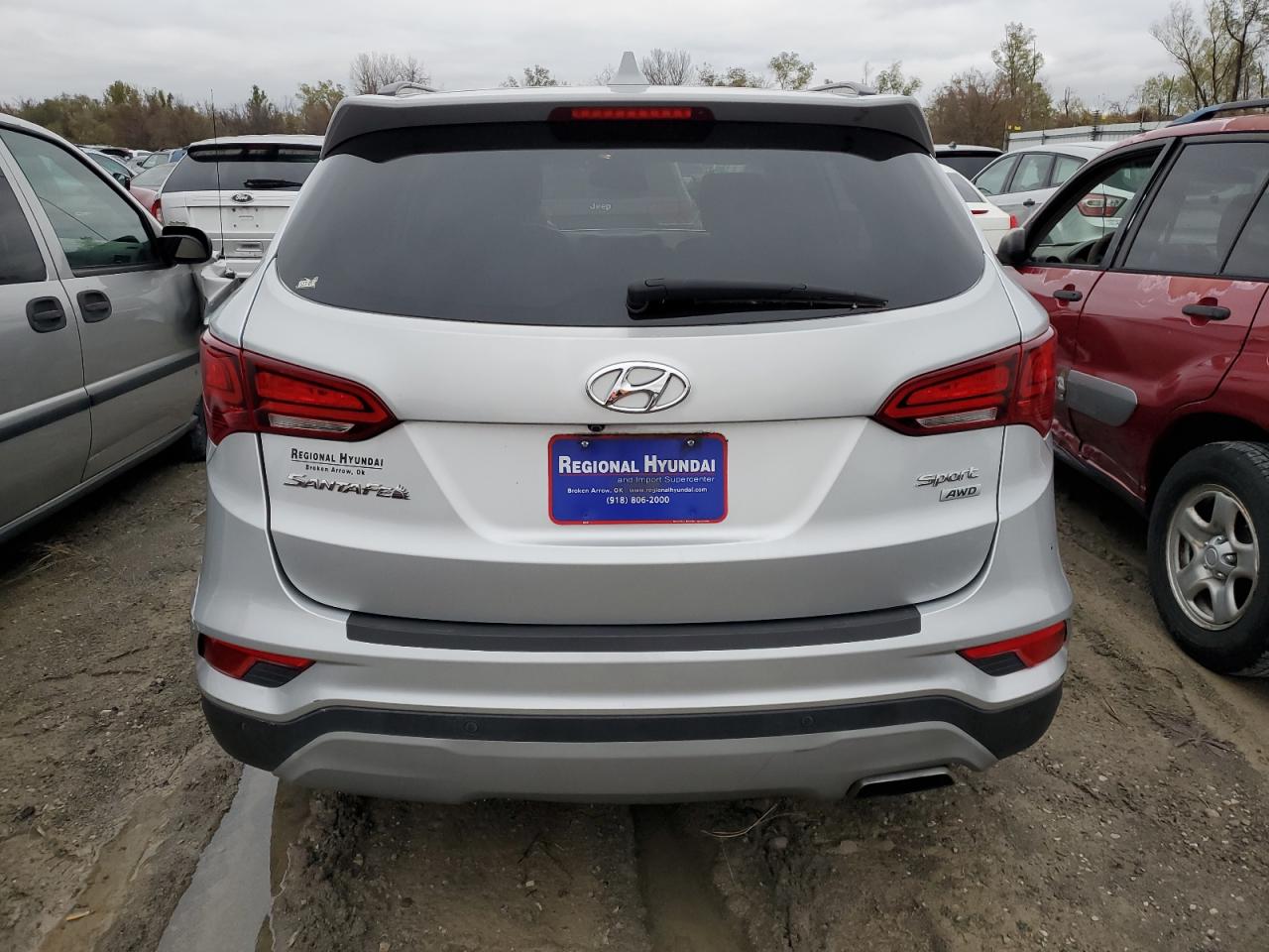 VIN 5XYZUDLB4JG549051 2018 HYUNDAI SANTA FE no.6