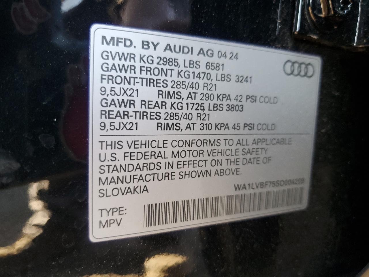 2025 Audi Q7 Premium Plus VIN: WA1LVBF75SD004209 Lot: 80963574