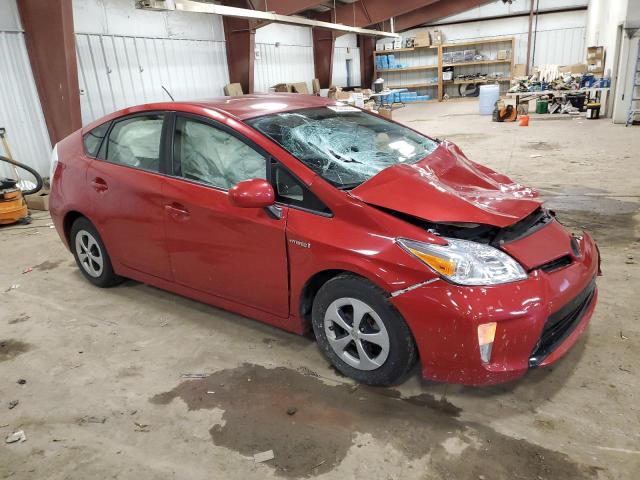  TOYOTA PRIUS 2014 Red