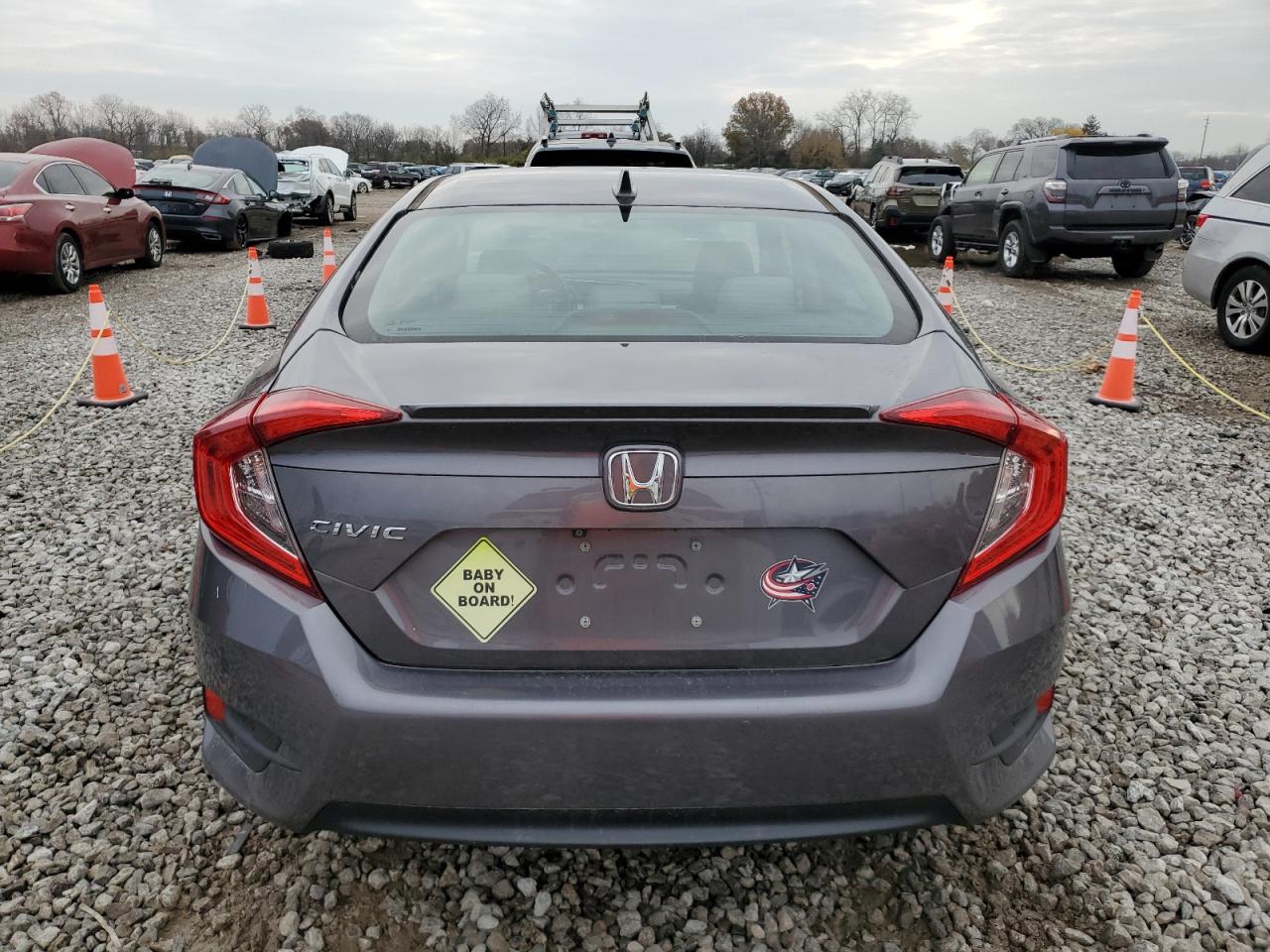 2016 Honda Civic Ex VIN: 19XFC1F36GE007058 Lot: 81022044