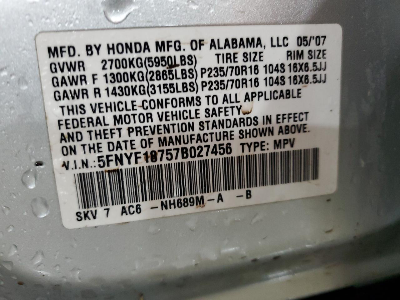 2007 Honda Pilot - Image 14