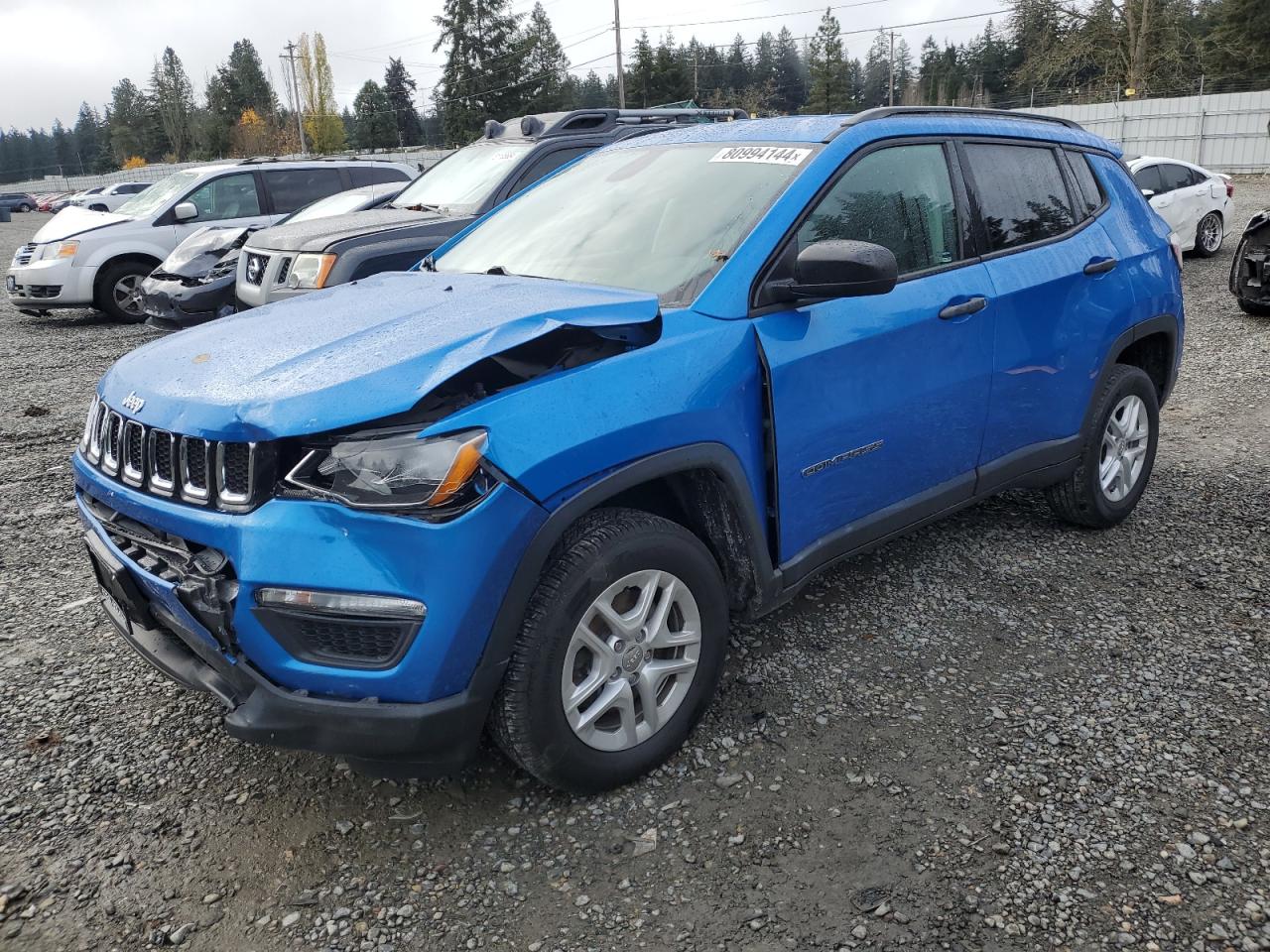 VIN 3C4NJDAB2HT639666 2017 JEEP COMPASS no.1