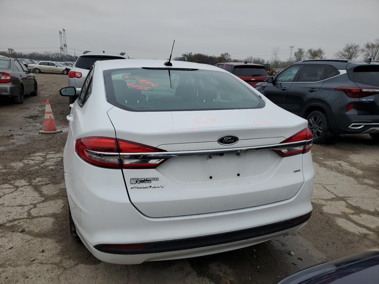 2018 Ford Fusion Se VIN: 3FA6P0H74JR107678 Lot: 80866054