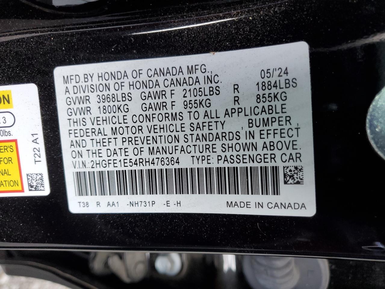 2024 Honda Civic - Image 13