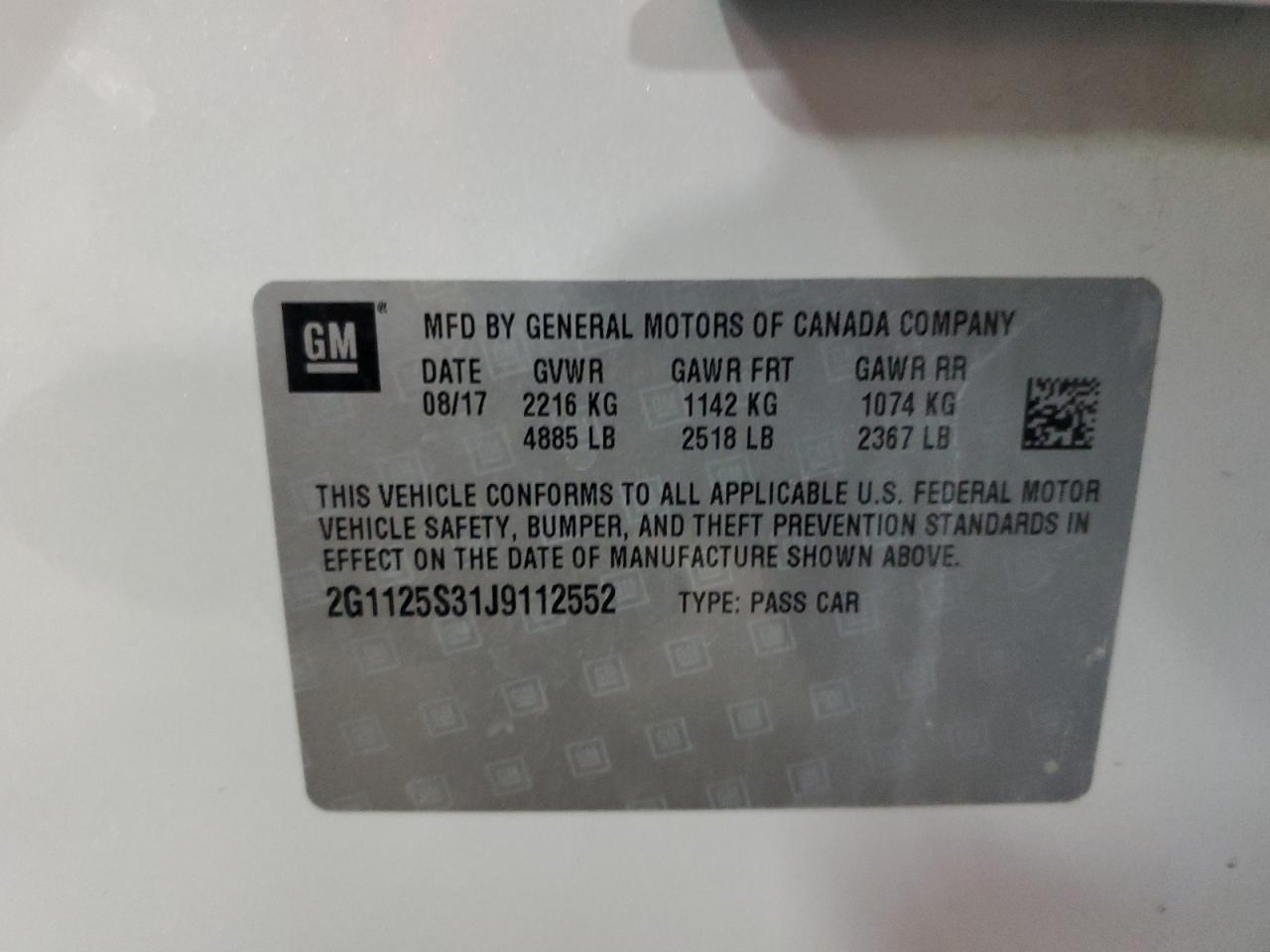 2018 Chevrolet Impala - Image 12