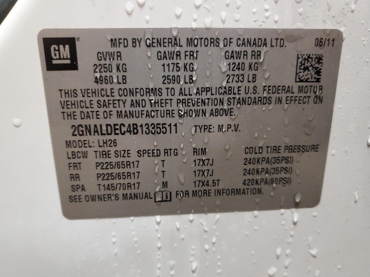 2011 Chevrolet Equinox - Image 13