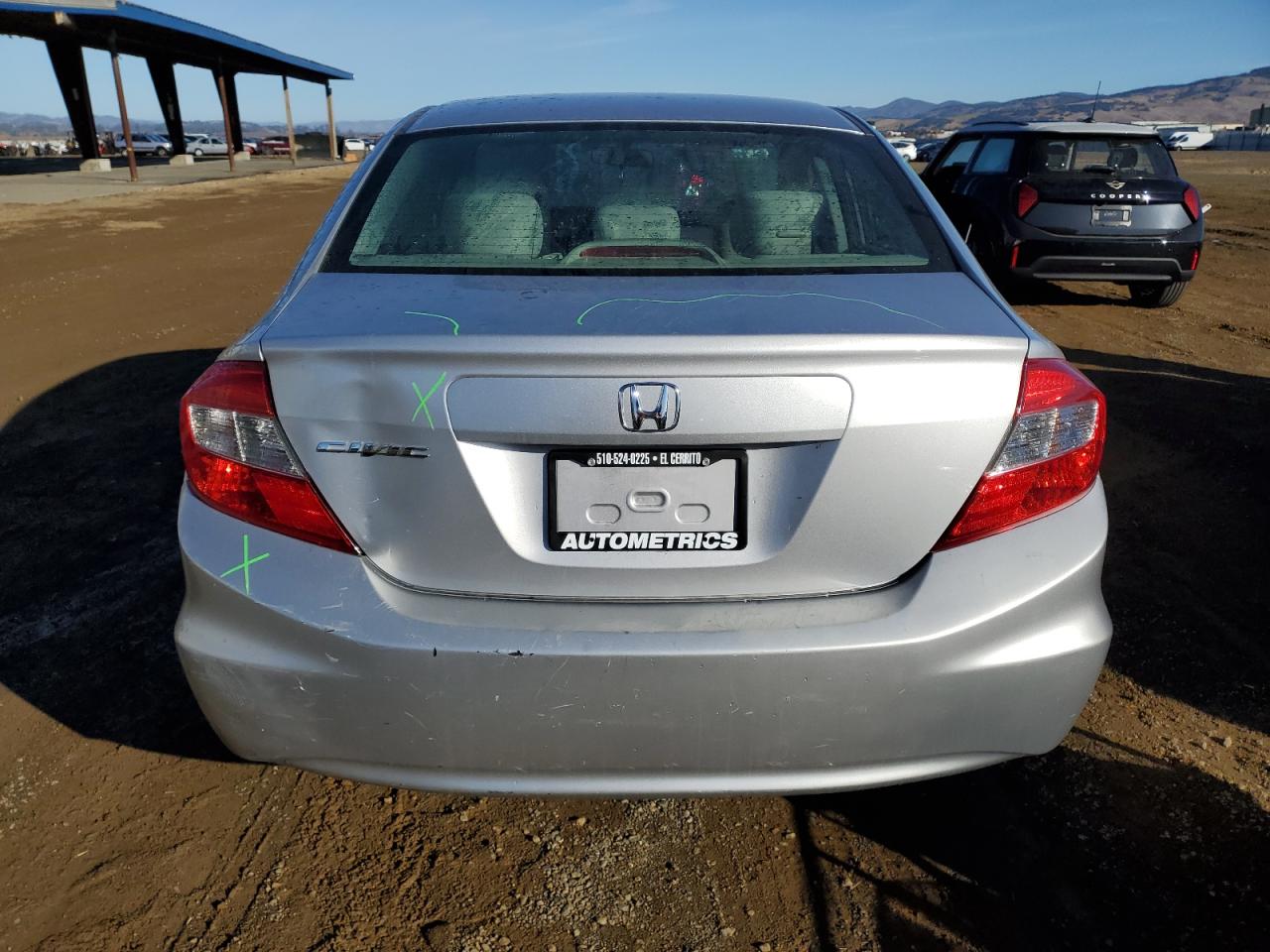 2012 Honda Civic Lx VIN: 2HGFB2F52CH593008 Lot: 80275764