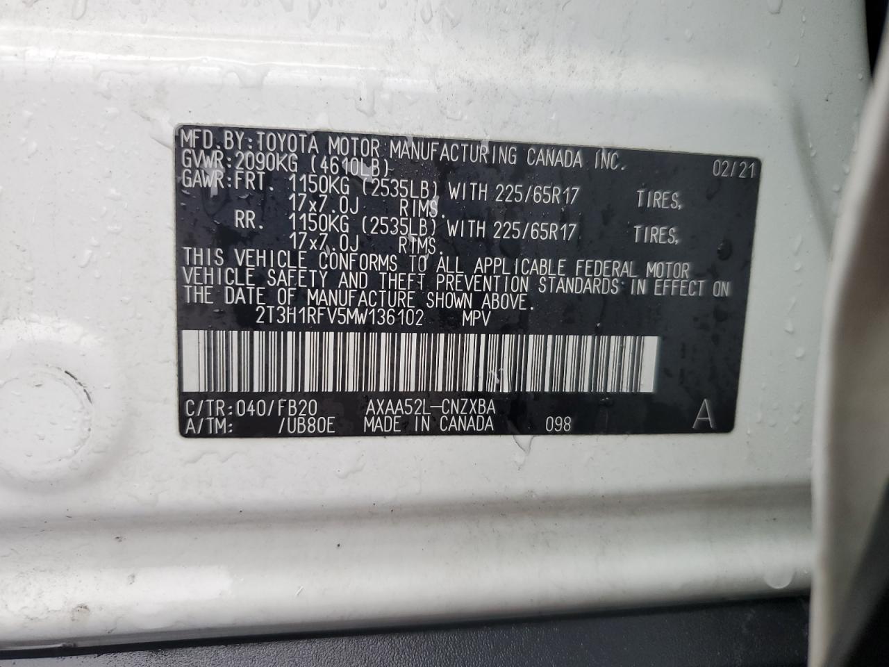2021 Toyota RAV 4 - Image 13