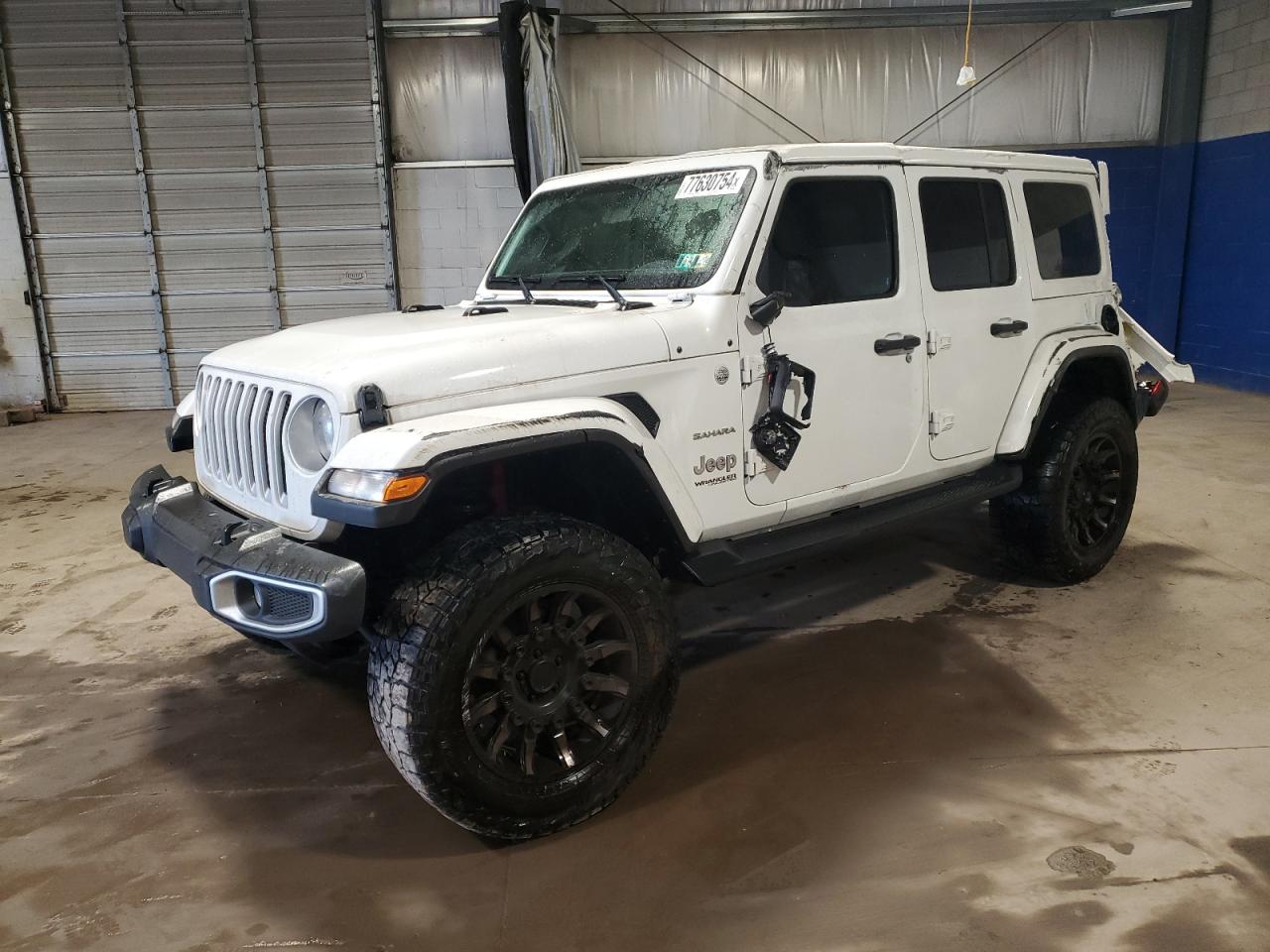 2021 Jeep Wrangler Unlimited Sahara VIN: 1C4HJXENXMW704075 Lot: 77630754