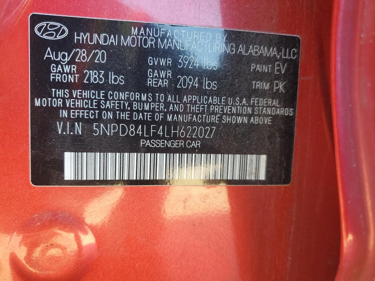 2020 Hyundai Elantra - Image 14