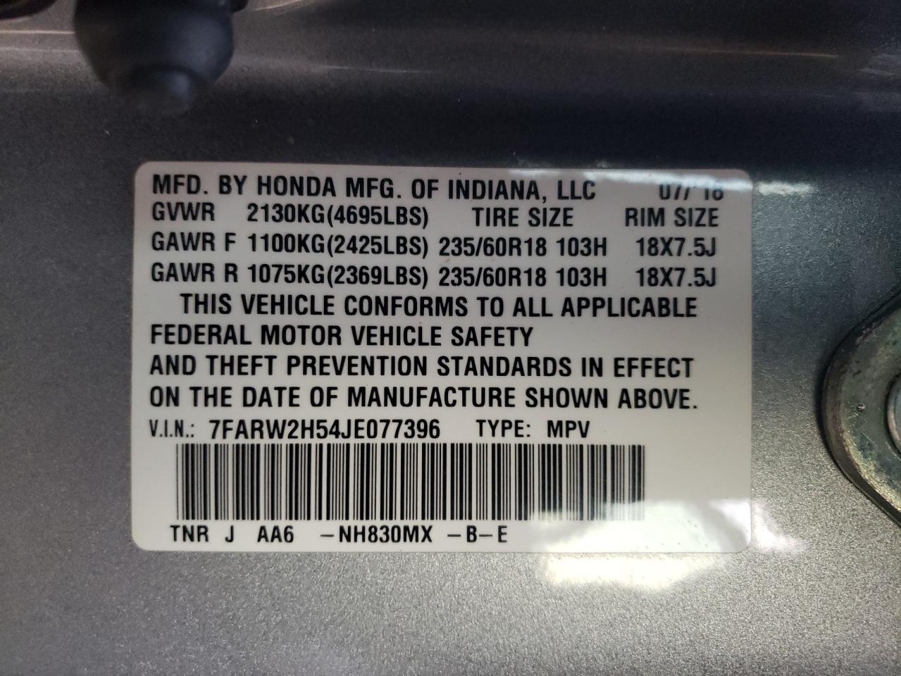 2018 Honda CR-V - Image 15