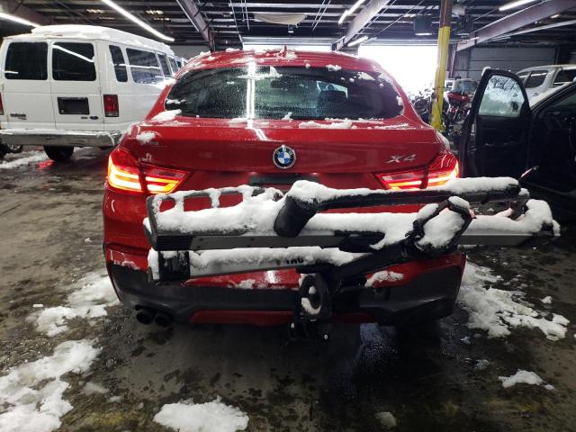  BMW X4 2015 Красный