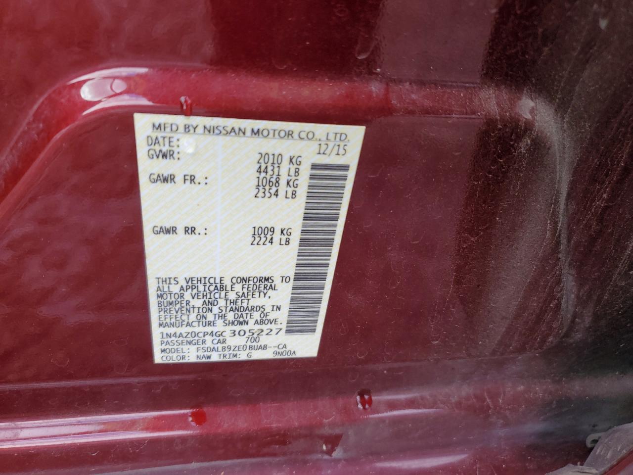 2016 Nissan Leaf - Image 14