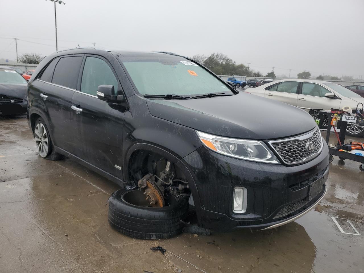 VIN 5XYKWDA78EG537727 2014 KIA SORENTO no.4