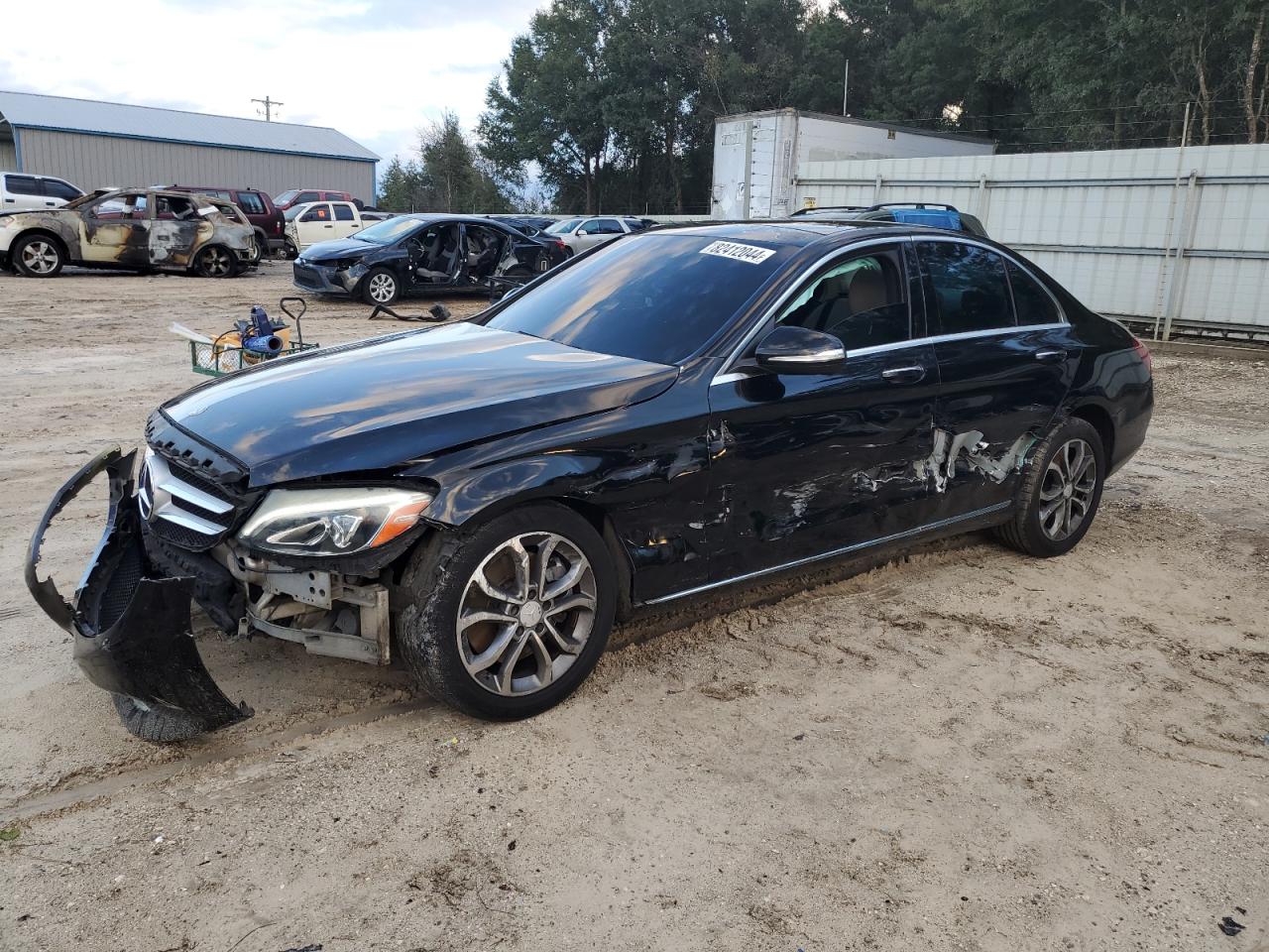 VIN 55SWF4KB7FU034041 2015 MERCEDES-BENZ C-CLASS no.1