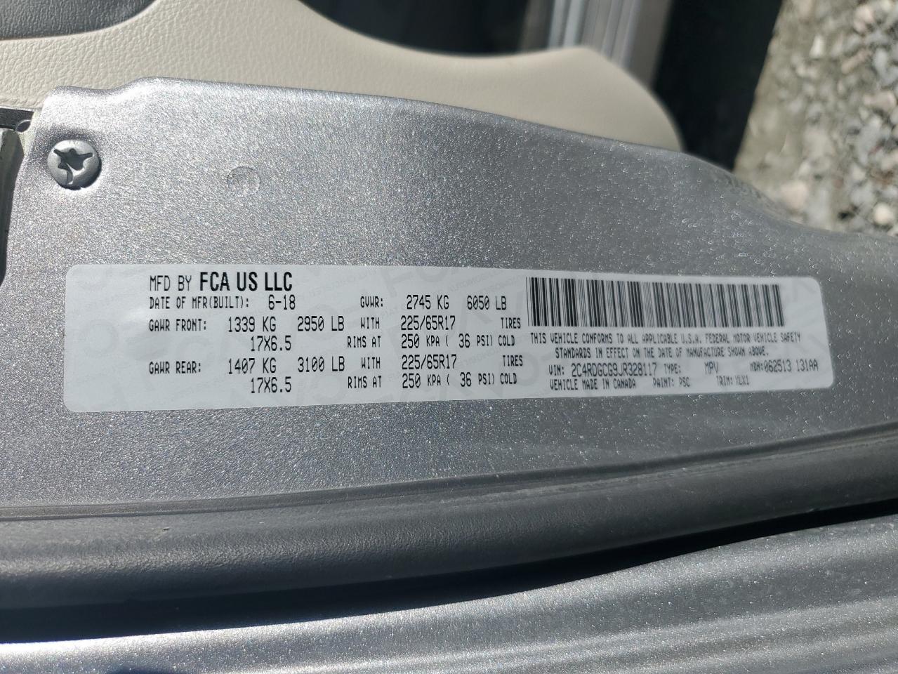 2018 Dodge Caravan - Image 13