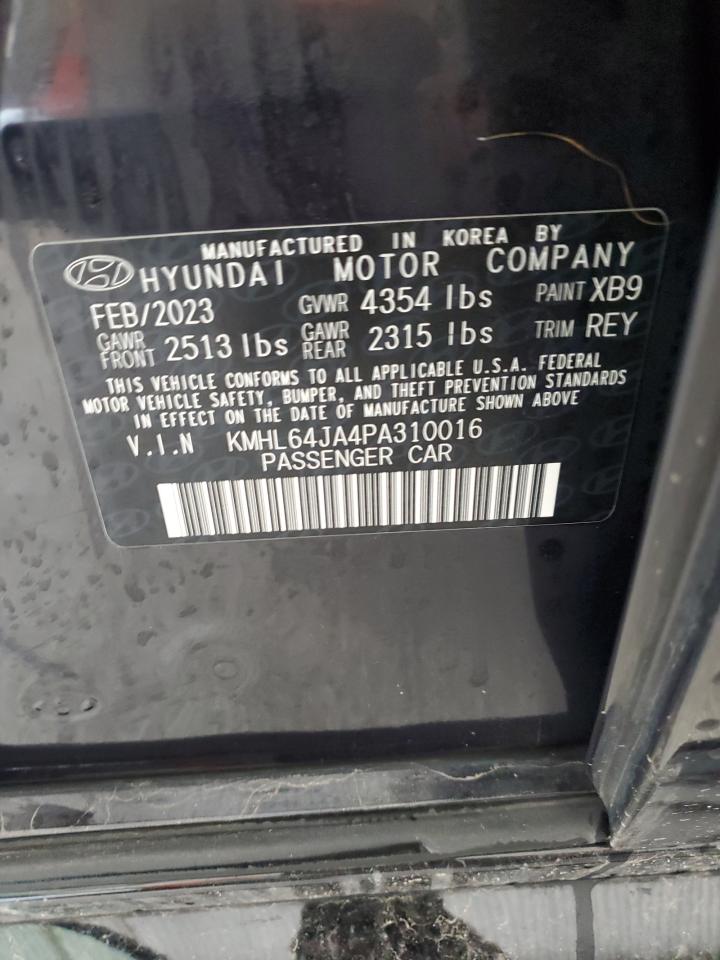 2023 Hyundai Sonata Sel VIN: KMHL64JA4PA310016 Lot: 80196464