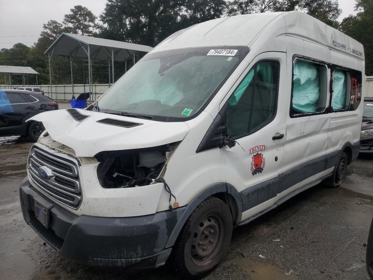 2015 Ford Transit T-350 იყიდება Savannah-ში, GA - Rollover