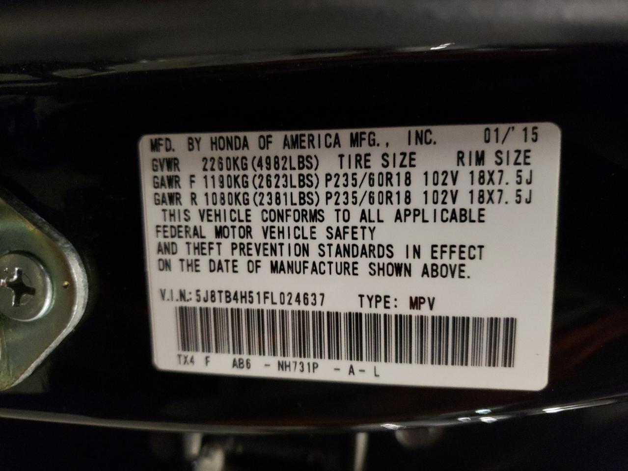 2015 Acura RDX - Image 14