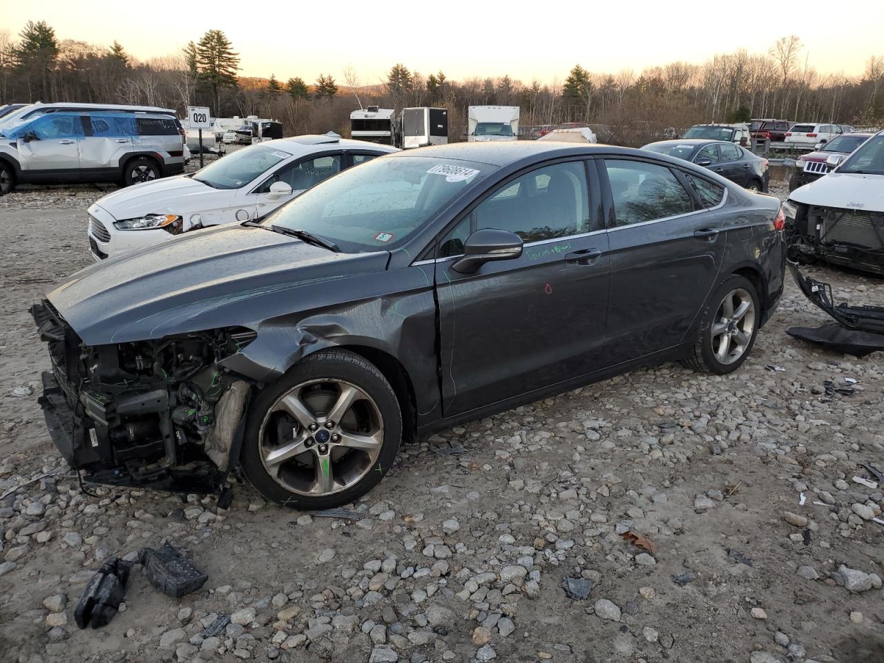 VIN 3FA6P0T90FR241023 2015 FORD FUSION no.1