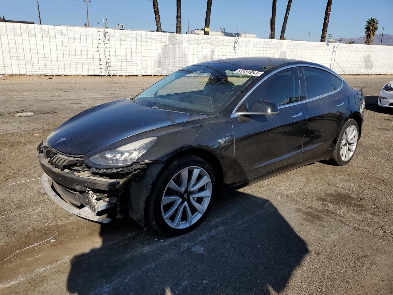 2019 Tesla Model 3 VIN: 5YJ3E1EA8KF425332 Lot: 81451664