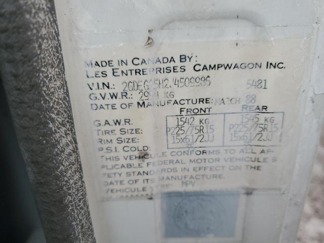 1988 GMC RALLY WAGON / VAN G2500  