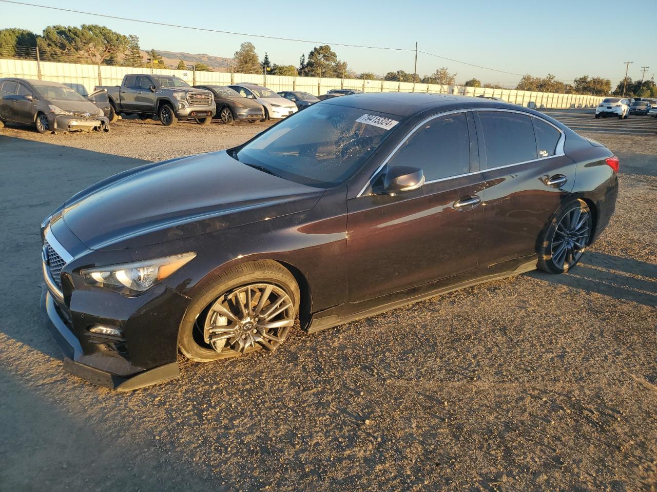 2016 Infiniti Q50 Red Sport 400 VIN: JN1FV7AP1GM420050 Lot: 79415324