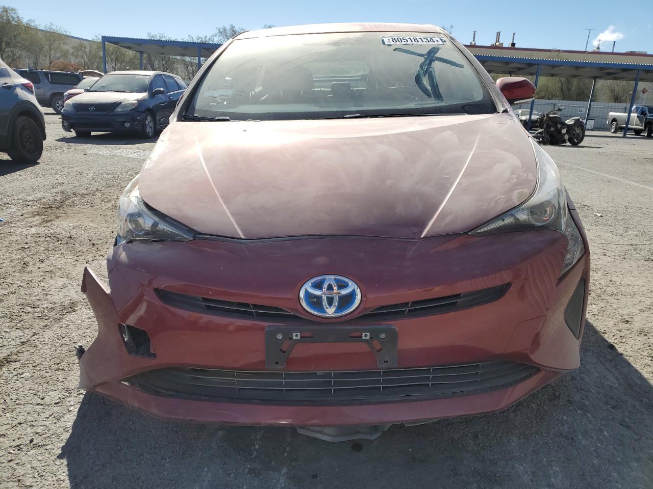 2016 Toyota Prius VIN: JTDKBRFU0G3516322 Lot: 80518134