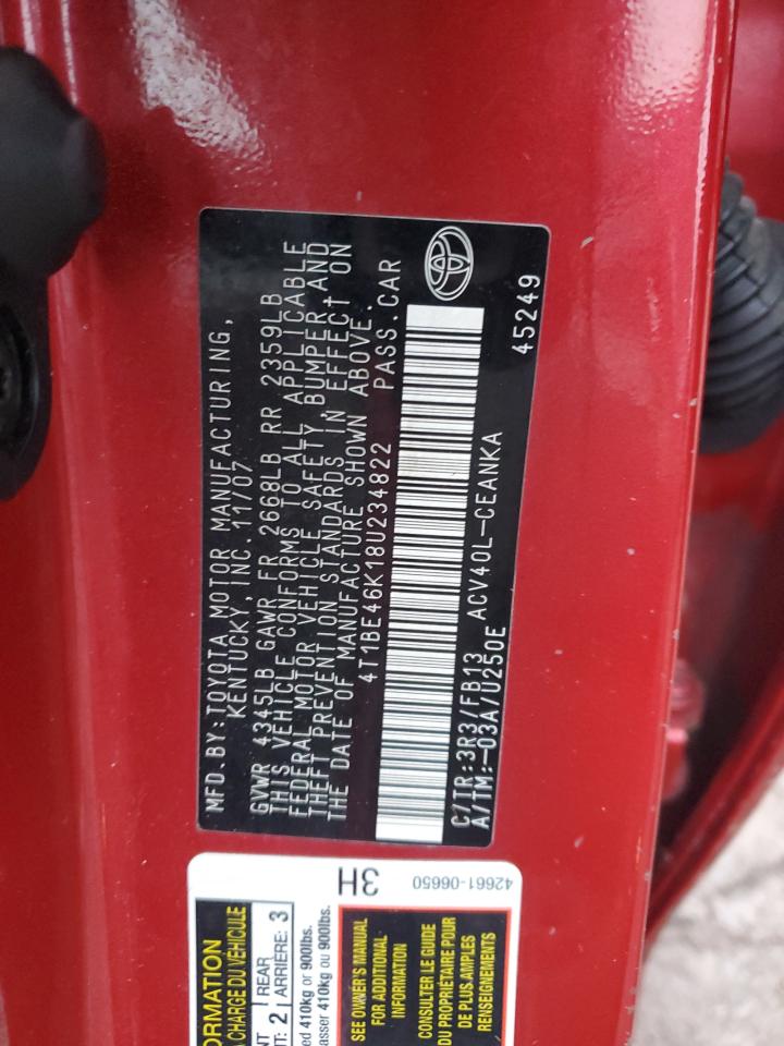 2008 Toyota Camry - Image 12