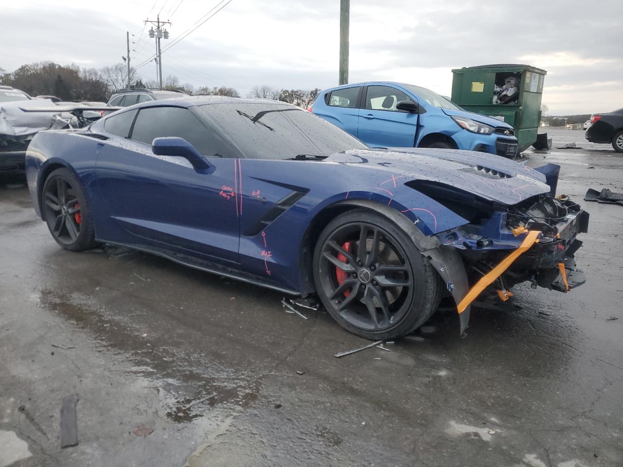 2017 Chevrolet Corvette Stingray Z51 2Lt VIN: 1G1YK2D72H5115013 Lot: 80718854