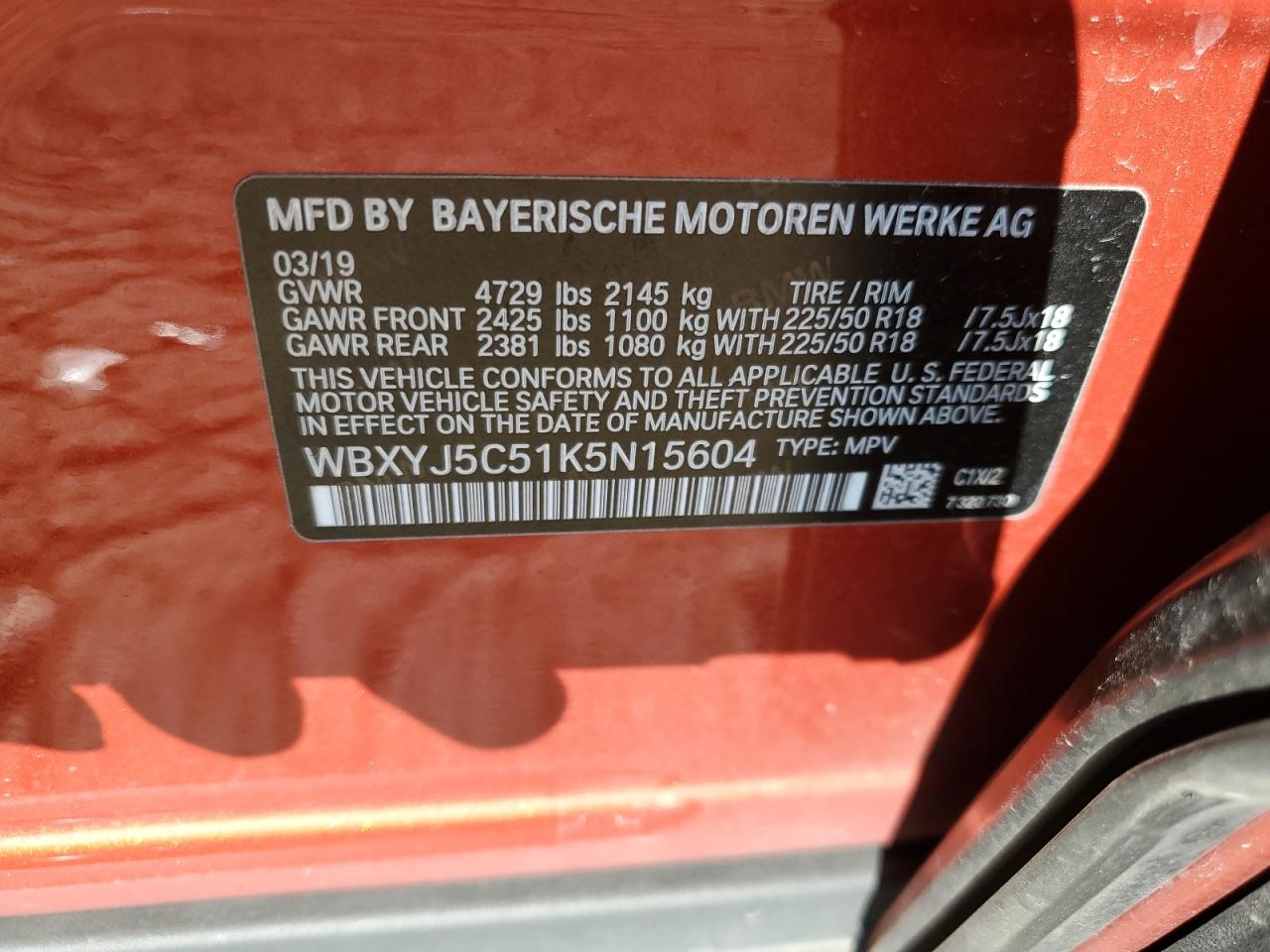 2019 BMW X2 - Image 13