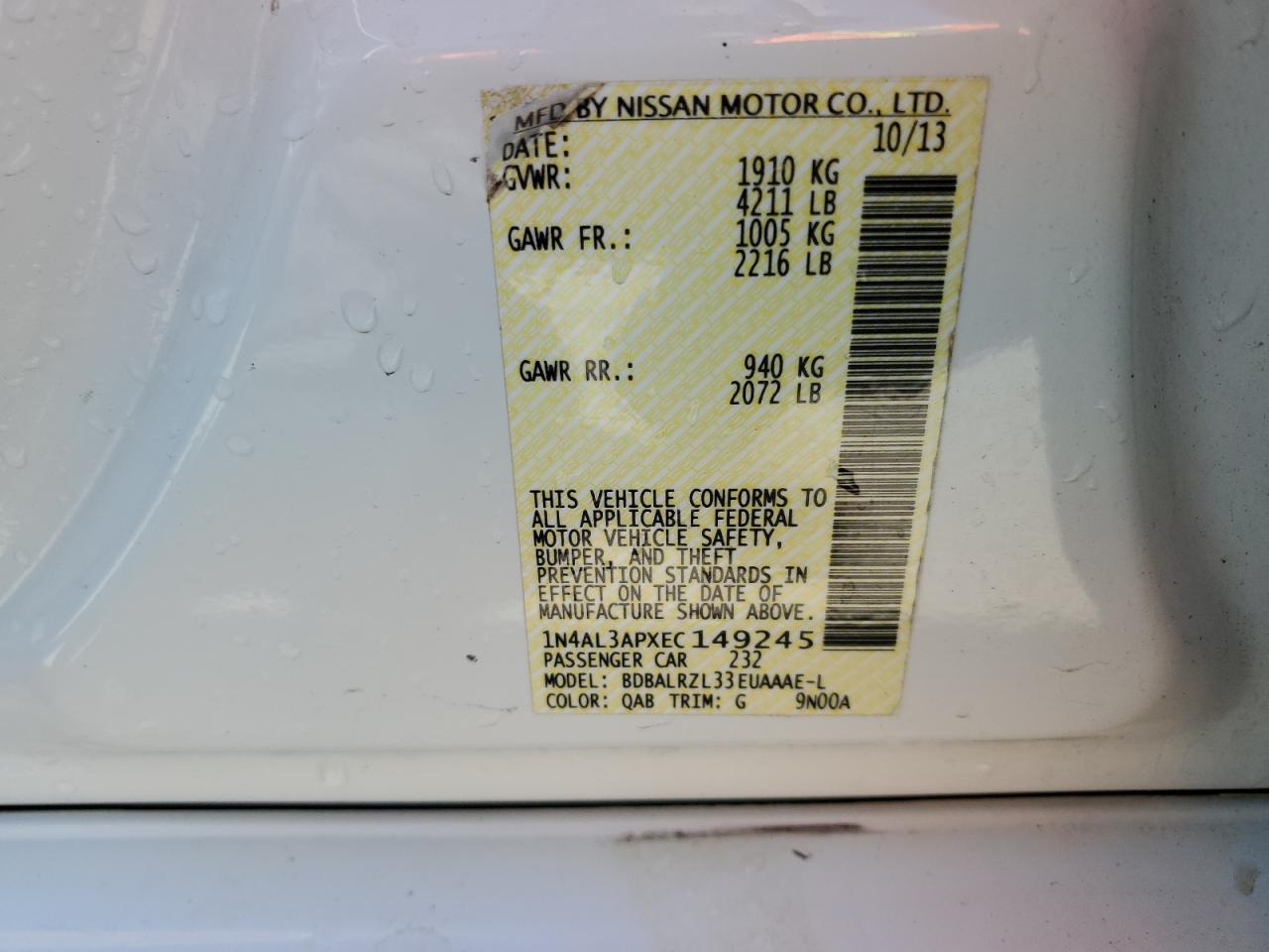 2014 Nissan Altima - Image 12