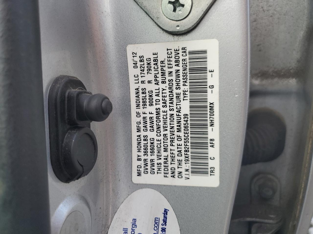 2012 Honda Civic - Image 12